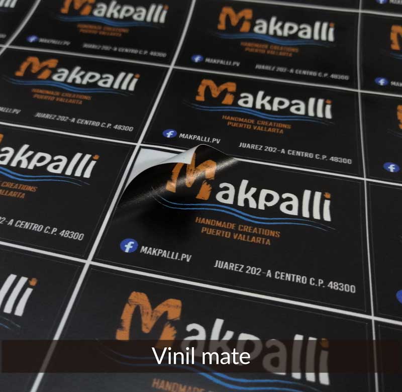 Etiquetas en Vinil