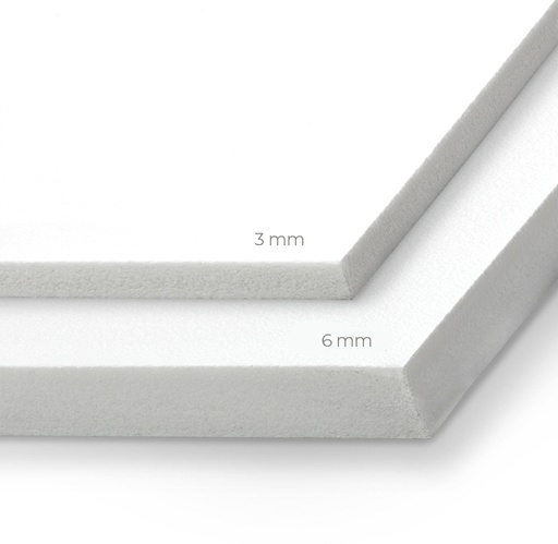 White PVC 3 &amp; 6mm